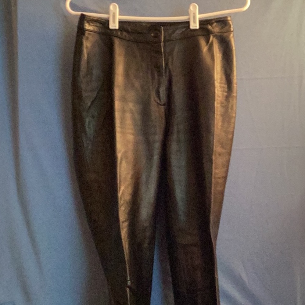 Black Leather Pants